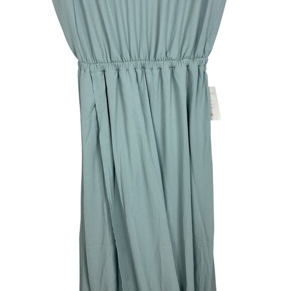 Show Me Your Mumu Kendall Maxi Bridesmaid Dress Solver Sage Crisp NWT - Picture 6 of 13